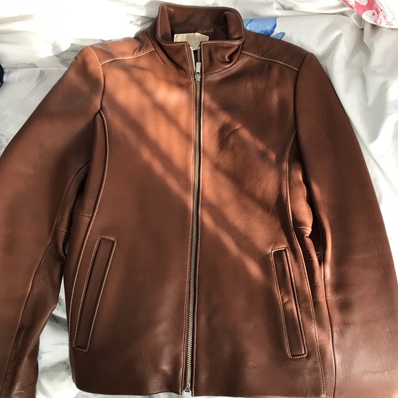 ❌ SOLD - Michael Kors Classic Leather Jacket - Picture 5 of 6